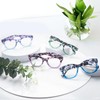 fadbon 4 Pack Progressive Multifocus Reading Glasses for Women Blue
