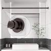 BRIOFOX Extra-Large Adhesive Shower Curtain Rod Holder | No Drilling