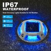 VOLISUN Solar Driveway Lights Dock Marine Lights 16 Pack,2 Colors