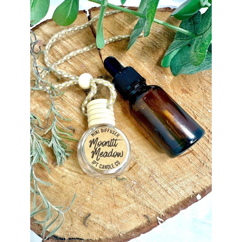 Mini Diffuser - Vessel Type: Black Square Mini Diffuser, Scent: