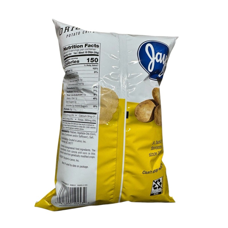 Jays Chips BIG Bag Combo 5 Pack Original BBQ Hot