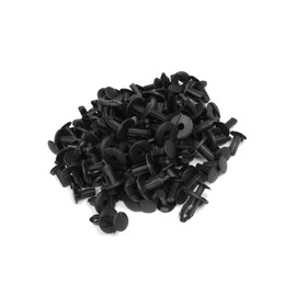 Partuto 100pcs 30mm Long Plastic Push Fasteners Rivets Clips 20mm Head Replacement