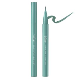 Visee Riche GR741 Color Impact Liquid Liner Eyeliner, Milky Green, 0.02 fl oz (0.4 ml) (x 1)