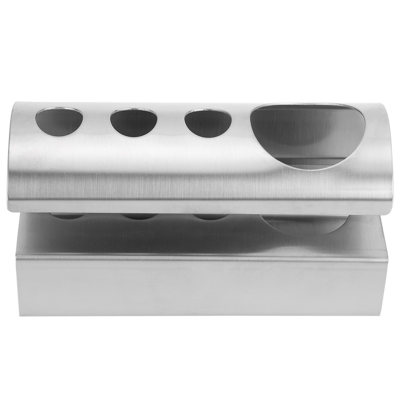 304 Stainless Steel Toothbrush Toothpaste Holding Stand Storage Bracket for
