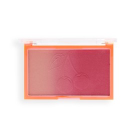 I Heart Revolution Makeup Blush, Pressed Powder Blush, Highly Pigmented, Vegan & Cruelty Free, Cherry Ombre, 15g