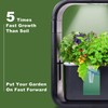 Elevon Hydroponic Growing System, 12-Pod Indoor Garden with LED Grow
