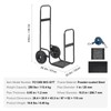 Heavy Duty Firewood Log Cart with Wheels, 250 lb Capacity