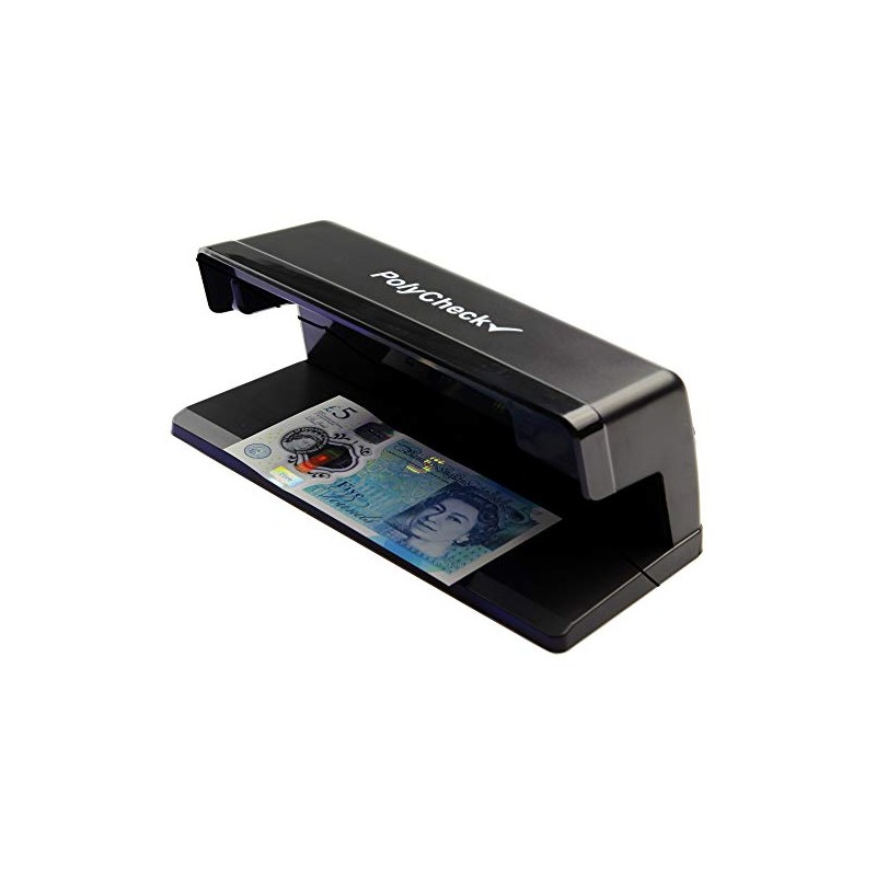 Ultraviolet UV Counterfeit Money Detector - Detects Fake Polymer &