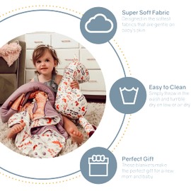 GooseWaddle - Manta para bebé (30 x 40 pulgadas), diseño de oso de albahaca