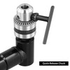 QWORK® Angle Drill Chuck, 90°, Drill Chuck 0.8-10 mm, Aluminium