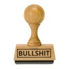 trendaffe The Bullshit Wooden Stamp