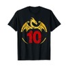 10th Birthday Gift Dragon Shirt T-Shirt