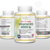 Vitamin D 4000iu - 400 Premium Vitamin D3 Easy-Swallow Micro