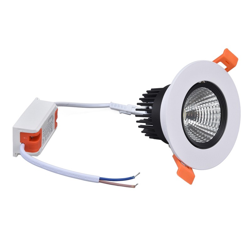 LED Downlight 7W 630lm Adjustable Dimmable Recessed COB Ceiling Light