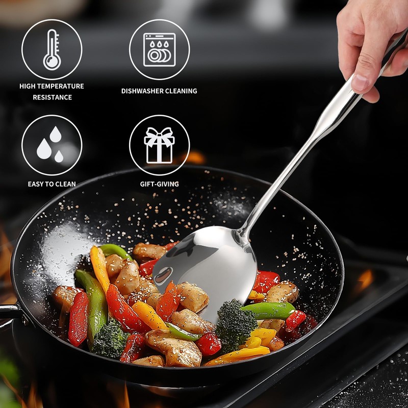 304 Stainless Steel Kitchen Cooking Utensils Set - 9 PCS