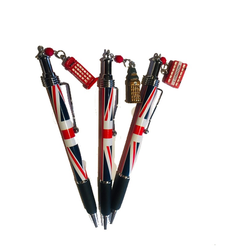 A set of 3 Beautiful Iconic London Charm Pens with