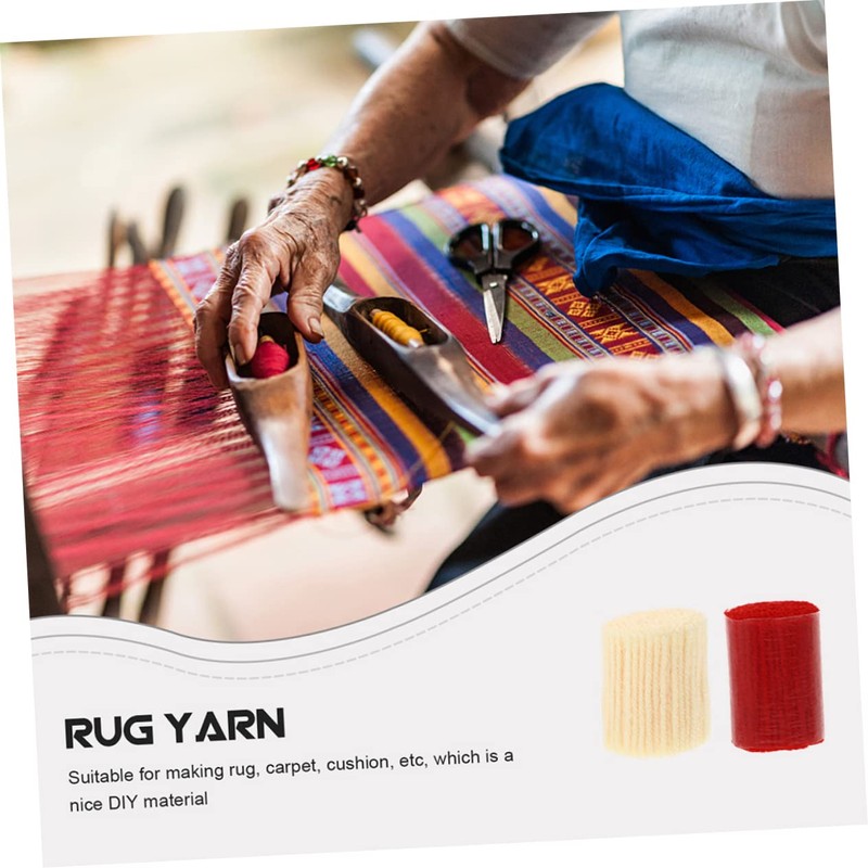 OHPHCALL 20 Rolls Latch Hook Rug Yarn DIY Crochet Hook