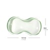 Clear Gel Mouse Wrist Rest, Green Cool Soft Ergonomic Wrist