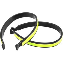 Zhhuoc 2Pcs Cycling Trouser Clip Cycling Ankle Safety Band Reflective for Bike Clip Pant Leg Cuff Clip Bikes Equipment Trouser Wrap Clip Reflective Gear Outdoor Accessories