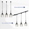 TODOLUZ Hammered Glass Replacement for Bathroom Wall Light Kitchen Island