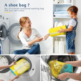 Bst3cbaby 2 Pack Laundry Shoe Bags - Durable Shoe Washing Machine Bags For Sneakers, Ideal For Washers & Dryers, 2025 New & Improved