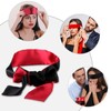 2 PCS Silk Satin Blindfold EyeCover Sleeping Cover, Smooth Soft