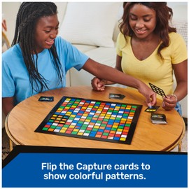 Rubik's Capture, Classic Fast-Paced Puzzle Strategy Sequence Retro Challenging Brain Teaser Board Game for Family Fun, for Adults & Kids Ages 8 and up