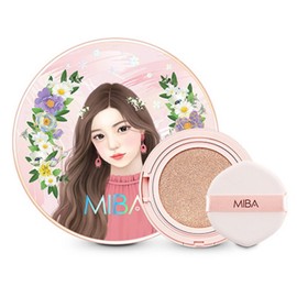 Miba King Cushion Season 2 Original 25g + Refill 25g, No. 23 Calm Skin, 1 Piece / 미바 왕쿠션 시즌2 본품 25g + 리필 25g, 23호 차분한피부, 1개