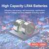 kunying 25 Pack AG13 LR44 Batteries,Premium Alkaline 357 303 a76