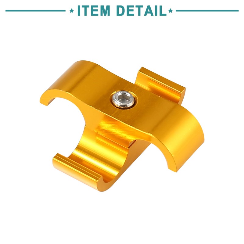 ACROPIX Hose Separator Clamp Car Accessories Go Old Tone -