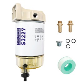 S3227 Fuel Filter Water Separator element Replacement for Mercury Marine Outboards Replaces# S3227, 320R, 490R-RAC-01, 18-7948, 9-37882, 18-7922, 18-7922-1