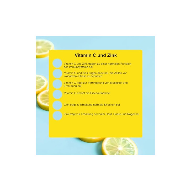 Amosvital AMOSVITAL Hei?e Zitrone mit Vitamin C + Zink (1)