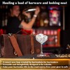 Beemojo Bartender tool bag waxed canvas water resistant adjustable shoulder