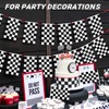 Checkered Flag 4x6 Inch (20 Pack) - Black White Mini
