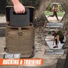 Yes4All Cast Iron Ruck Plate, Weighted Plate for Rucking, Swings,