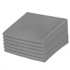 Premium King Pillow Cases - 6 Pack -Gray - Super