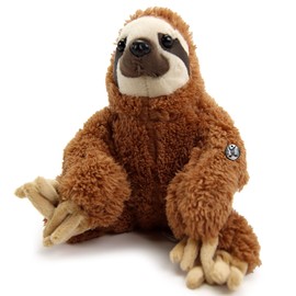 Mabuso Sloth Cuddly Toy Brown Sitting Plush Toy - Cuddly Toys *biz