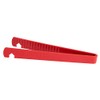 Butterie Toaster Tongs with Oven Rack Hook (Red)