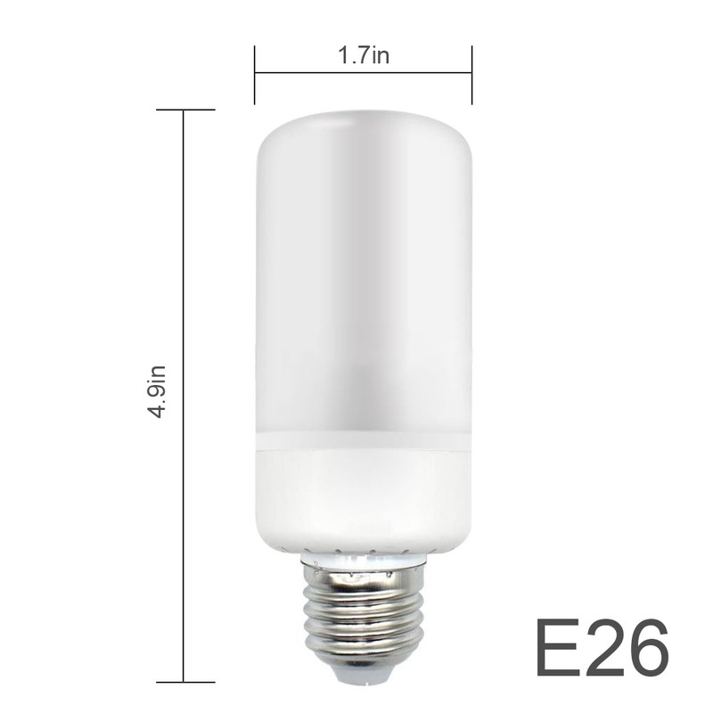 Tomshine LED Flame Flickering Effect Fire Light Bulb 3 Lighting