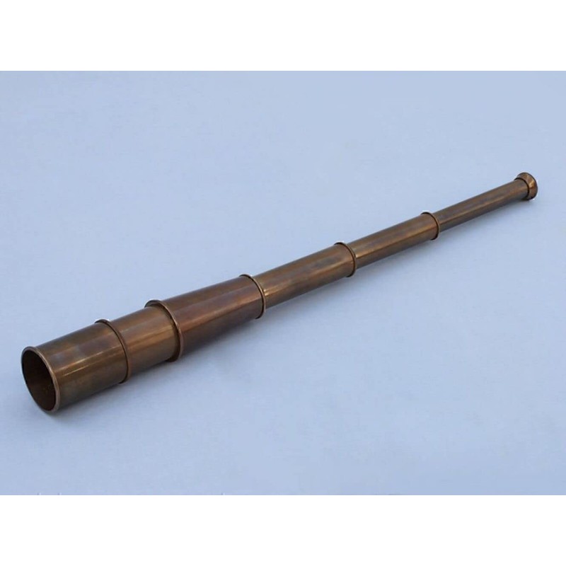 Handcrafted Model Ships Deluxe Class Antique Brass Admiral's Spyglass Telescope
