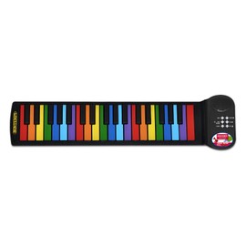 Bontempi | ColorKeys - Piano Roll Up 37 Tasti con Note Colorate per Imparare e Creare Melodie Con Gioia