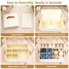 Adjustable Dividers Closet Organizers Bins, Versatile Storage Box - 2