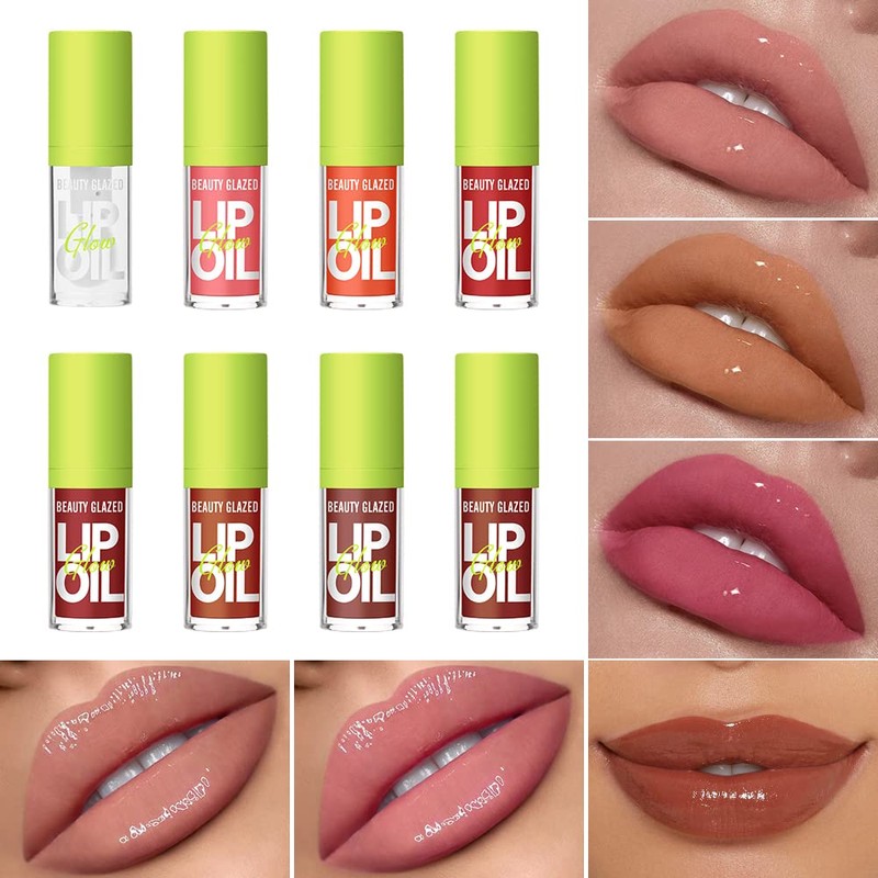 MYUANGO Lip Oil Moisturizing, Hydrating Lip Care Lip Tint, Shiny