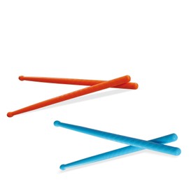 sveltus 2 Pairs of Fit Sticks Drum It! Partner Combo in Blue & Orange Agility Drum, orange/blue