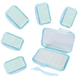 Cera para Brackets, Cera de Ortodoncia para Brackets y Alineadores, Tiras precortadas, sabor menta, caja translúcida (15)