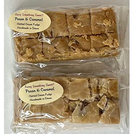 Clotted cream Fudge (Pecan and Caramel, 2 Blocks (300g))