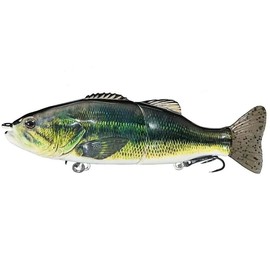 Artificial Fishing Lure, Bionic Hard Multi-section Bait, Fishing Lure with Hook for Salwater, Spinning, Casting,  Outdoor Fishing Equipment - Color: Leaf Green, Specification: 1 Count
