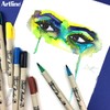 artline Blue Supreme Brush Marker Pen