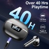 Wireless Earbuds, Bluetooth 5.4 Headphones Deep Bass Stereo, in-Ear Earphones