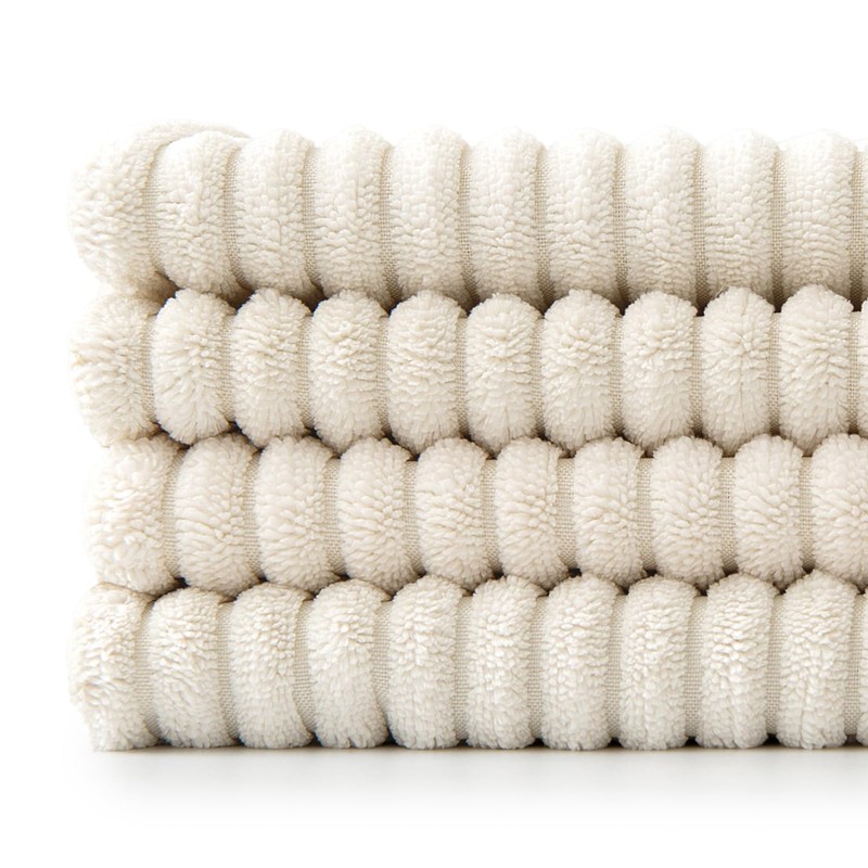 MIULEE Beige Throw Pillow Covers 16x16 Inch Set of 4